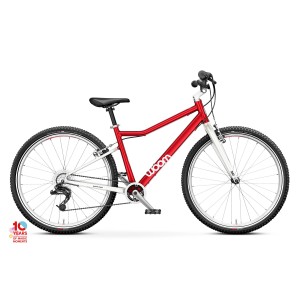 Rower młodzieżowy Woom 6 26" 2024 - ciemnoczerwono-biały 1