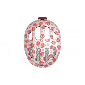 Kask rowerowy Abus Smiley 3.0 LED - różowy wzór 2