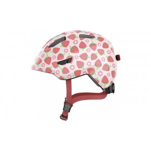 Kask rowerowy Abus Smiley 3.0 LED - różowy wzór 1