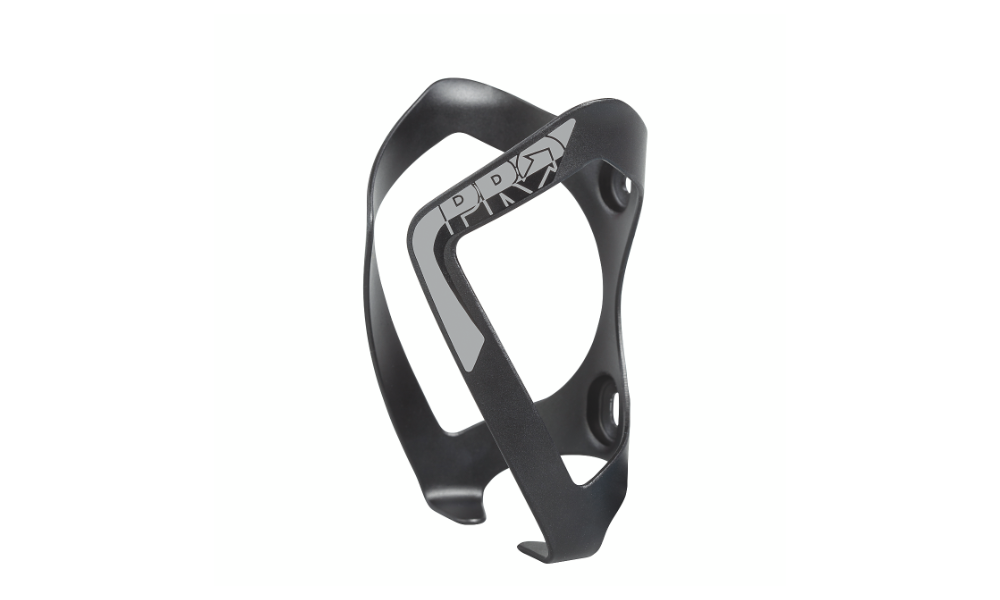 Koszyk bidonu PRO Alu - czarno-szary