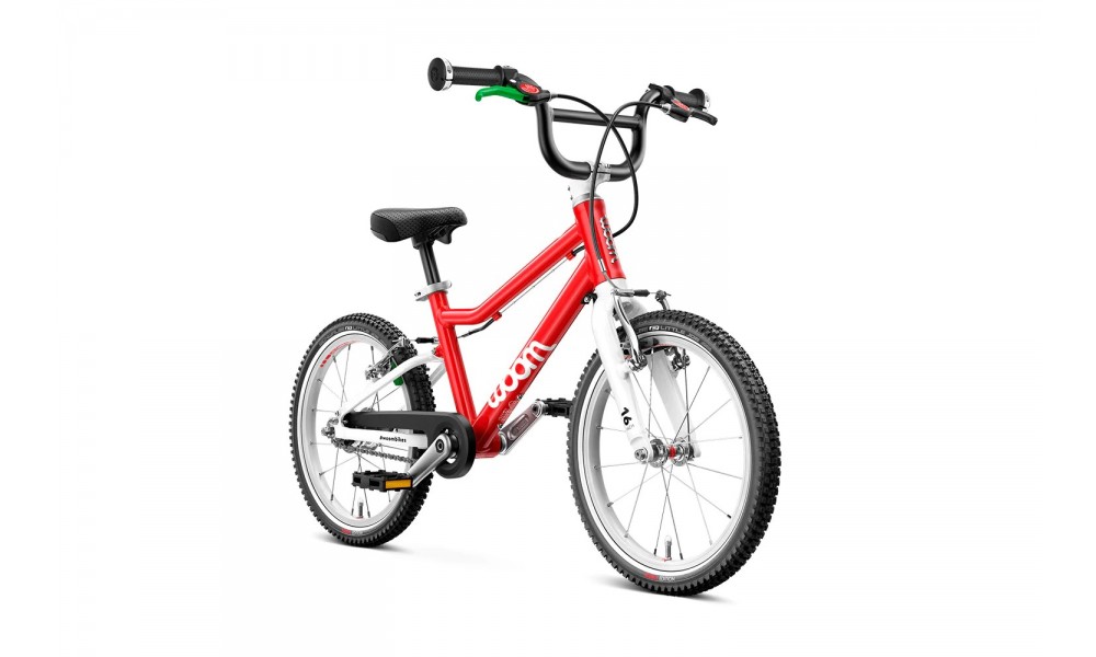Rower dziecięcy Woom 3 AUTOMAGIC 16" 2024 - czerwony-biały