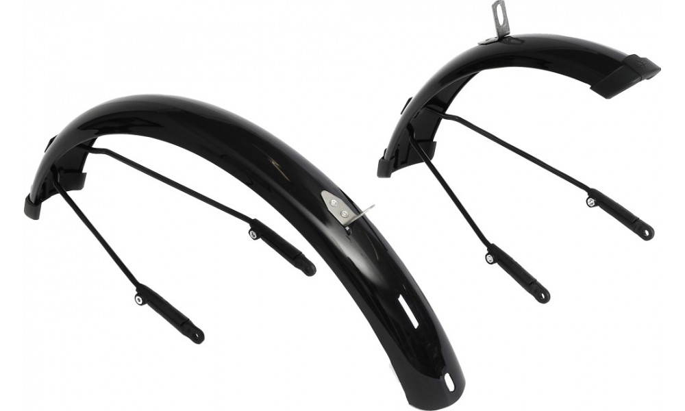 Zestaw błotników PUKY LS-PRO - czarny