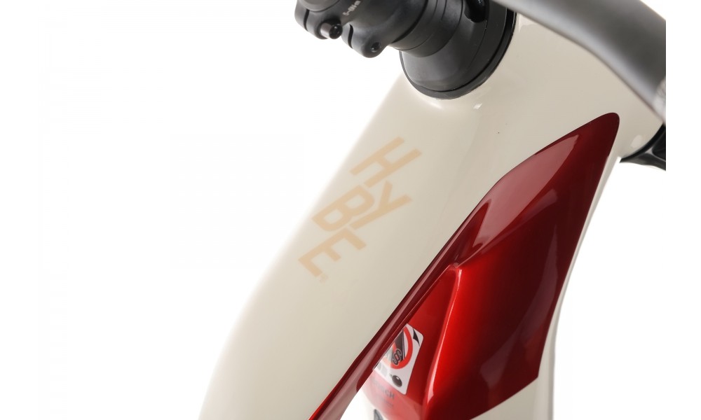 Rower górski elektryczny Haibike Hybe 9 - szaro-czerwony