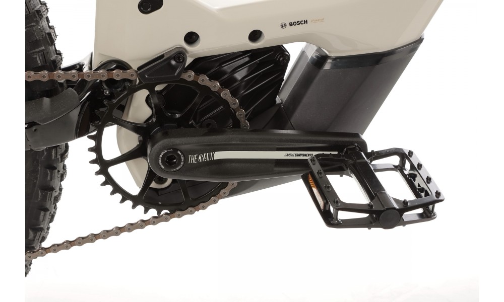 Rower górski elektryczny Haibike Hybe 9 - szaro-czerwony