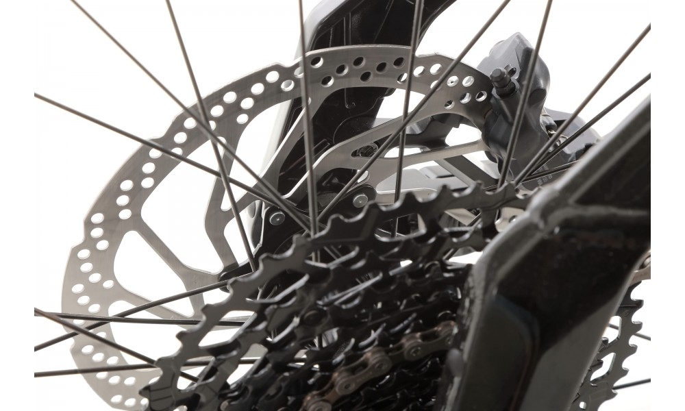 Rower górski elektryczny Haibike Hybe 9 - szaro-czerwony