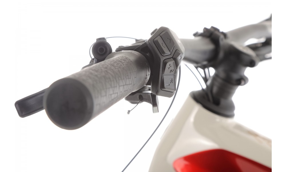 Rower górski elektryczny Haibike Hybe 9 - szaro-czerwony