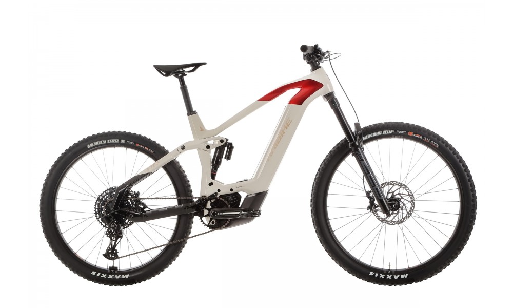 Rower górski elektryczny Haibike Hybe 9 - szaro-czerwony