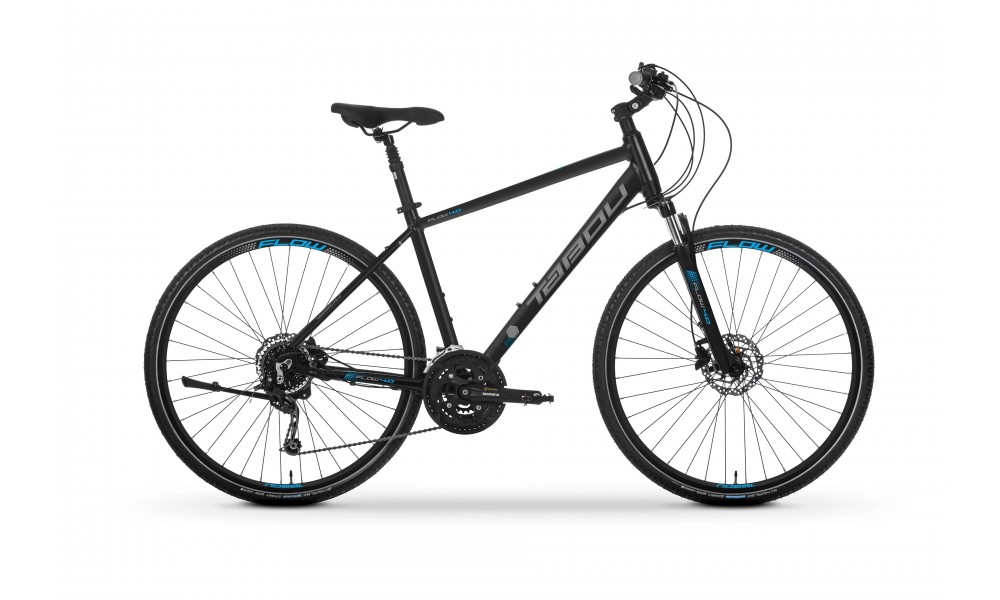 Rower crossowy Tabou Flow 4.0 2024 - czarno-niebieski