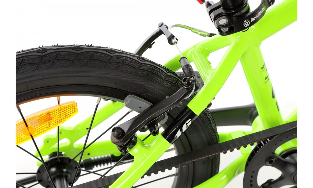 Rower dziecięcy Royal Baby BELT Super Lite 16" 2024 - limonkowy