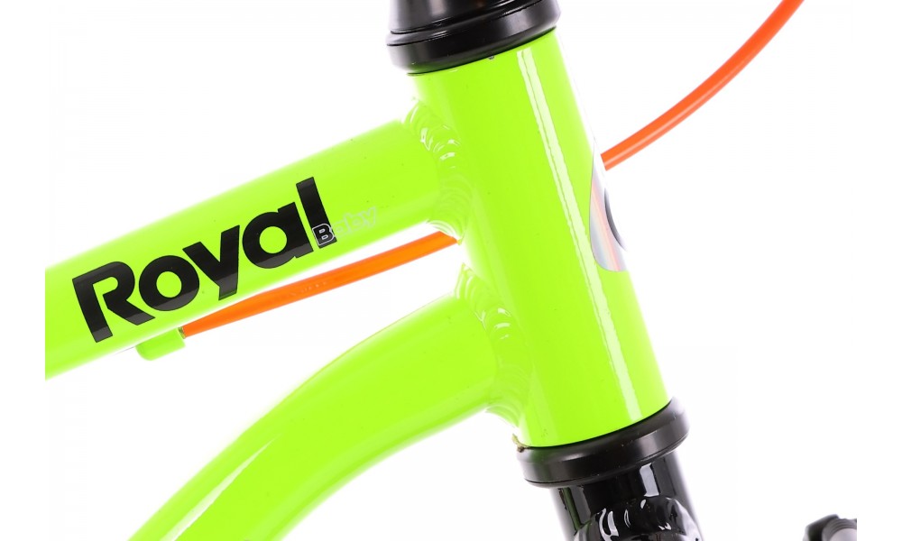 Rower dziecięcy Royal Baby BELT Super Lite 16" 2024 - limonkowy