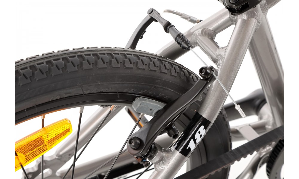 Rower dziecięcy Royal Baby BELT Super Lite 18" 2024 - srebrny