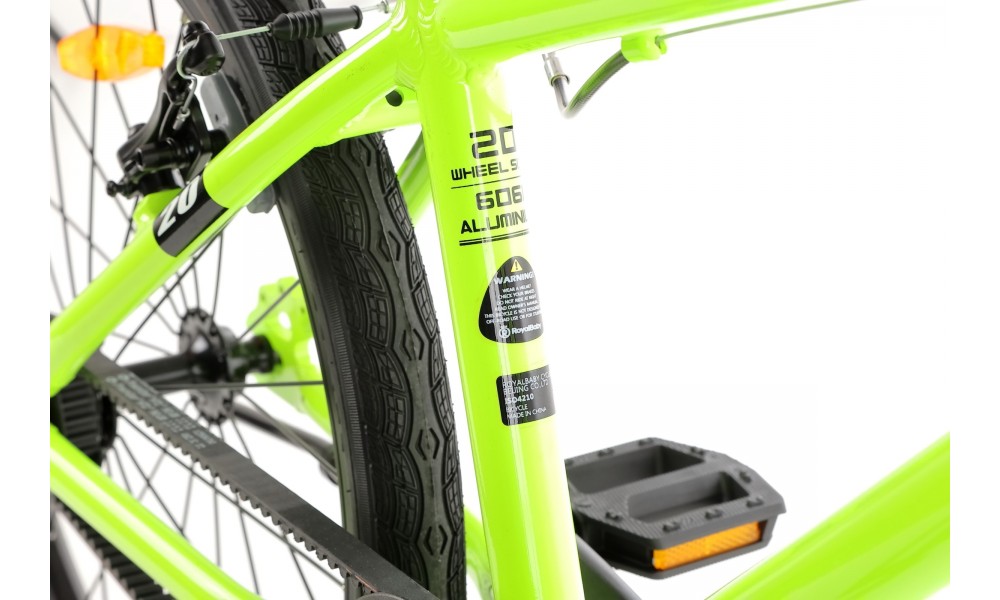 Rower dziecięcy Royal Baby BELT Super Lite 20" 2024 - limonkowy
