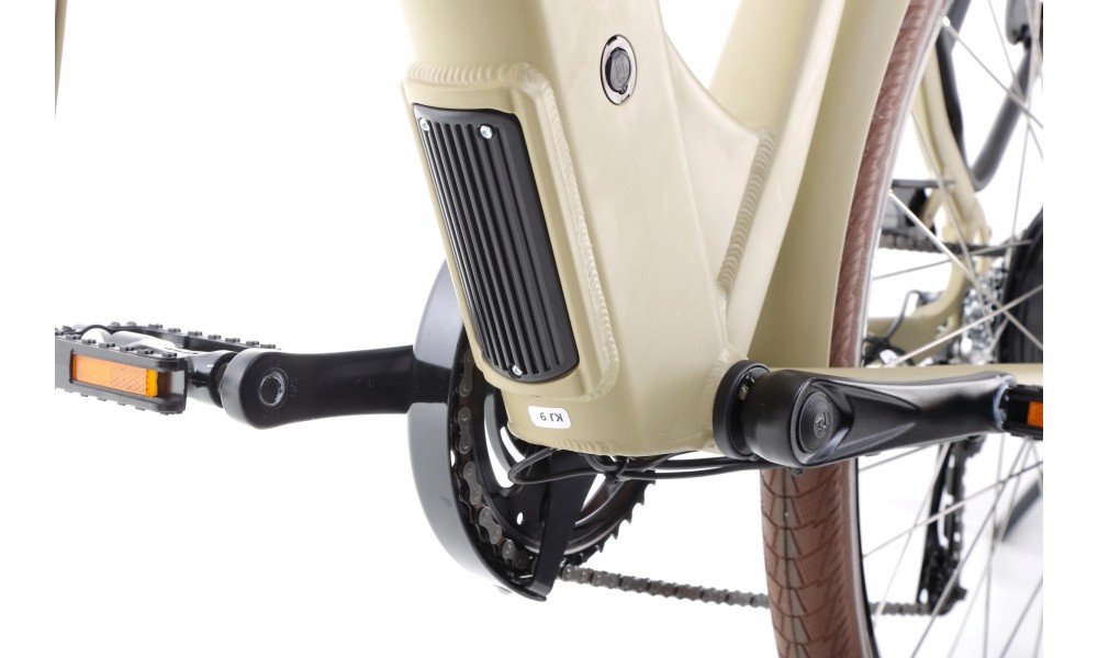 Rower trekkingowy elektryczny Ecobike X-City - cappuccino