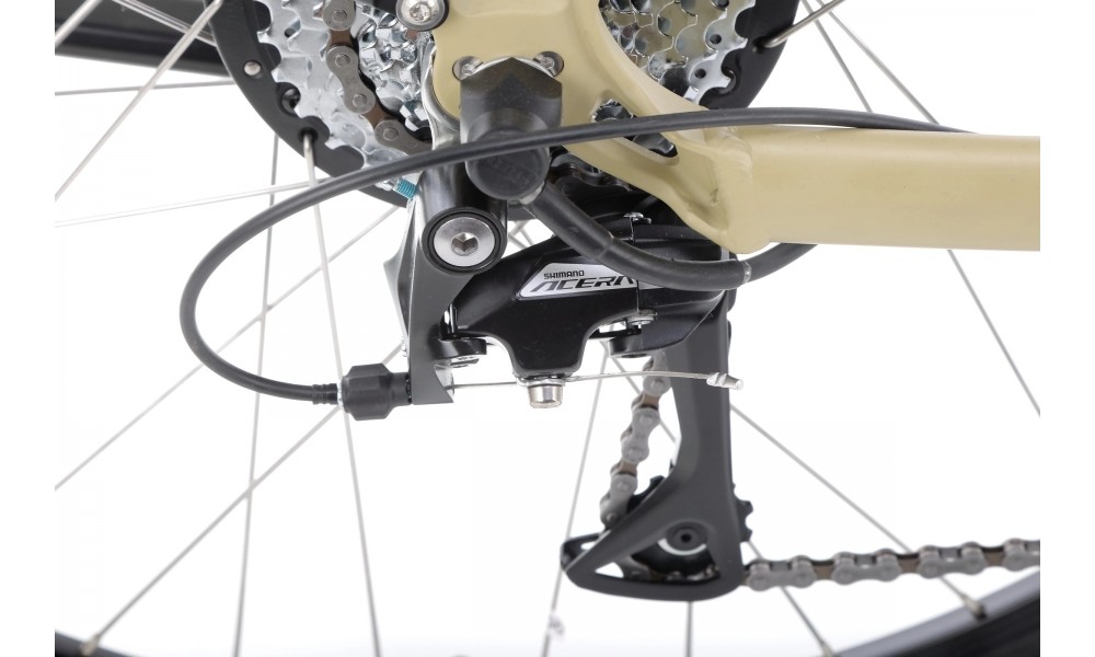 Rower trekkingowy elektryczny Ecobike X-City - cappuccino