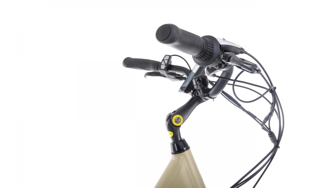 Rower trekkingowy elektryczny Ecobike X-City - cappuccino