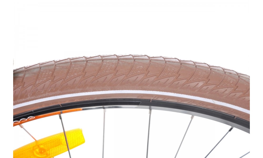 Rower trekkingowy elektryczny Ecobike X-City - cappuccino