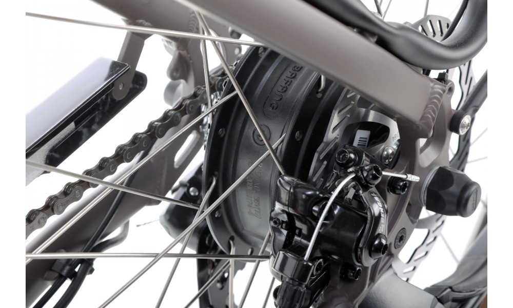 Rower trekkingowy elektryczny Ecobike X-City - coffee