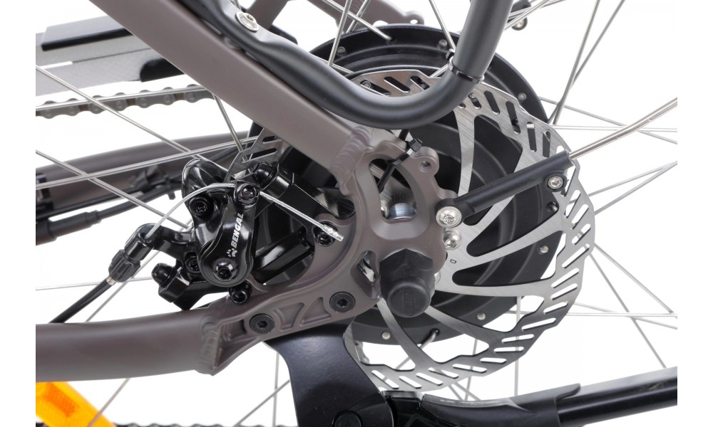 Rower trekkingowy elektryczny Ecobike X-City - coffee