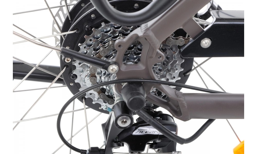 Rower trekkingowy elektryczny Ecobike X-City - coffee