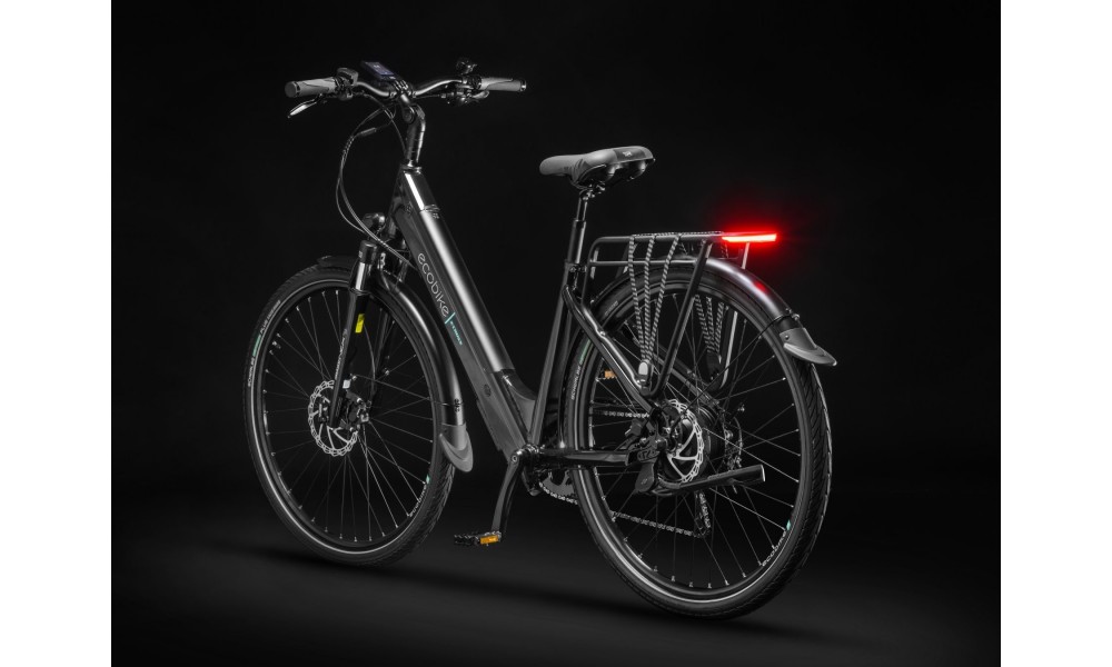 Rower trekkingowy elektryczny Ecobike X-Cross - czarny