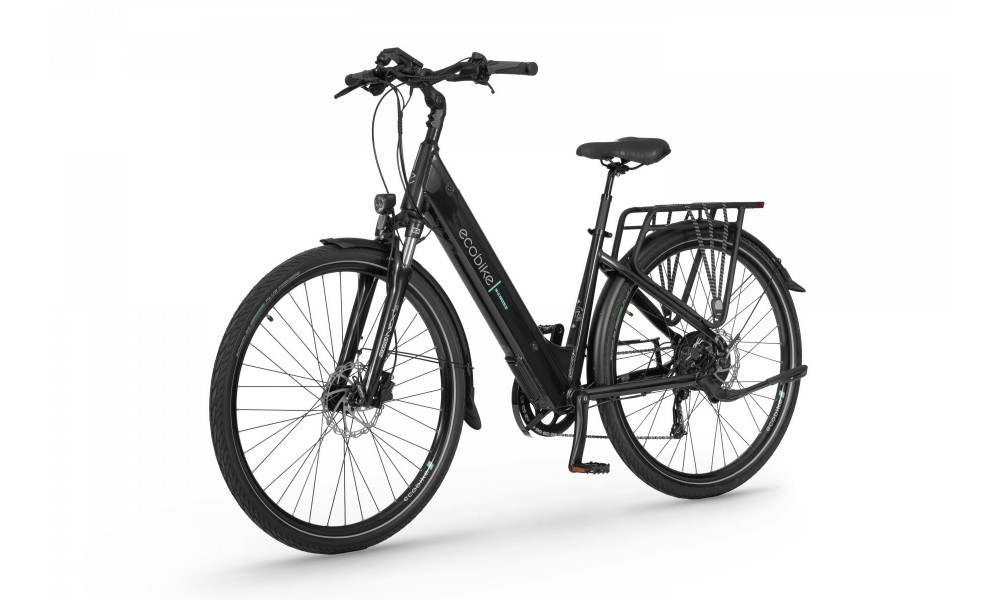 Rower trekkingowy elektryczny Ecobike X-Cross - czarny