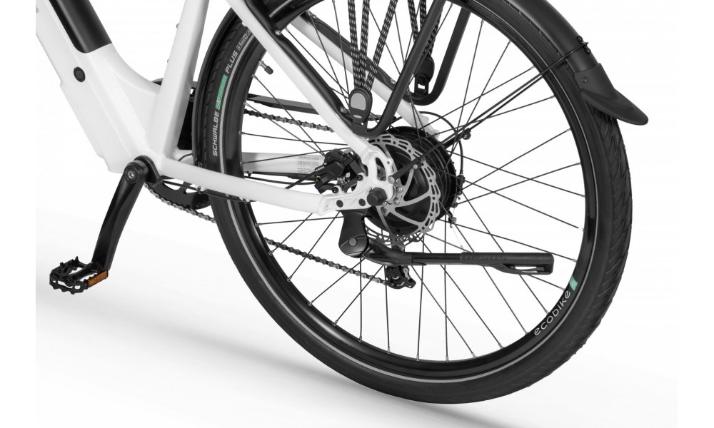 Rower trekkingowy elektryczny Ecobike X-Cross - biały