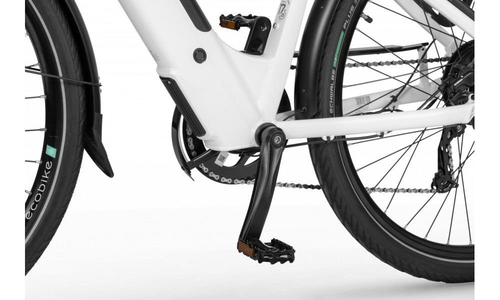 Rower trekkingowy elektryczny Ecobike X-Cross - biały