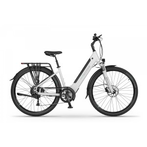 Rower trekkingowy elektryczny Ecobike X-Cross - biały