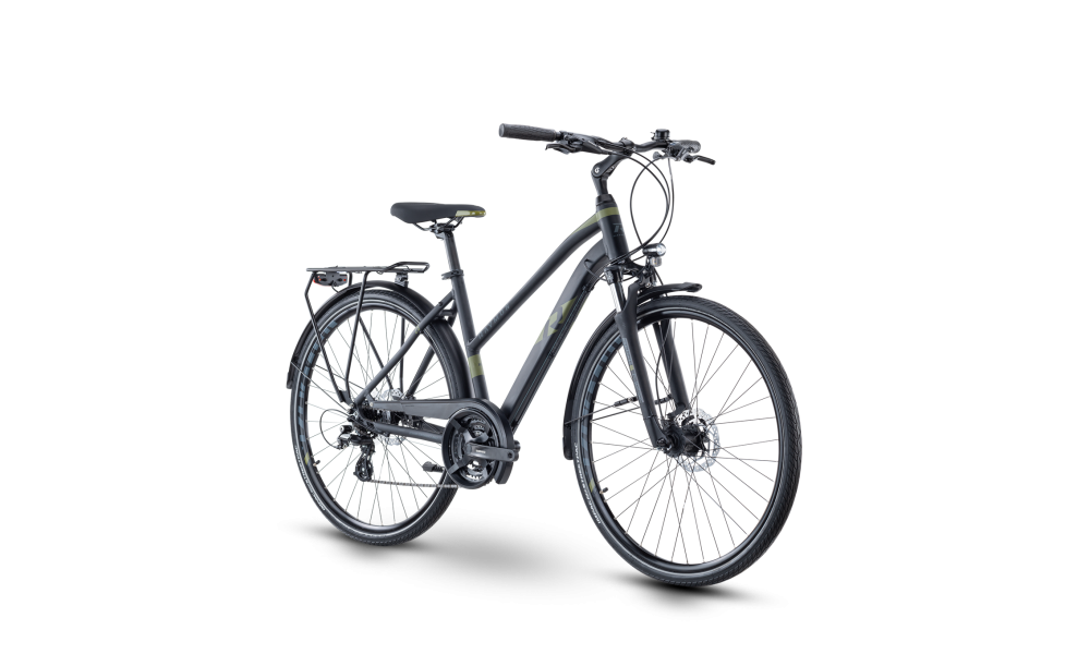 Rower trekkingowy R Raymon TourRay 2.0 Lady - czarno-zielony