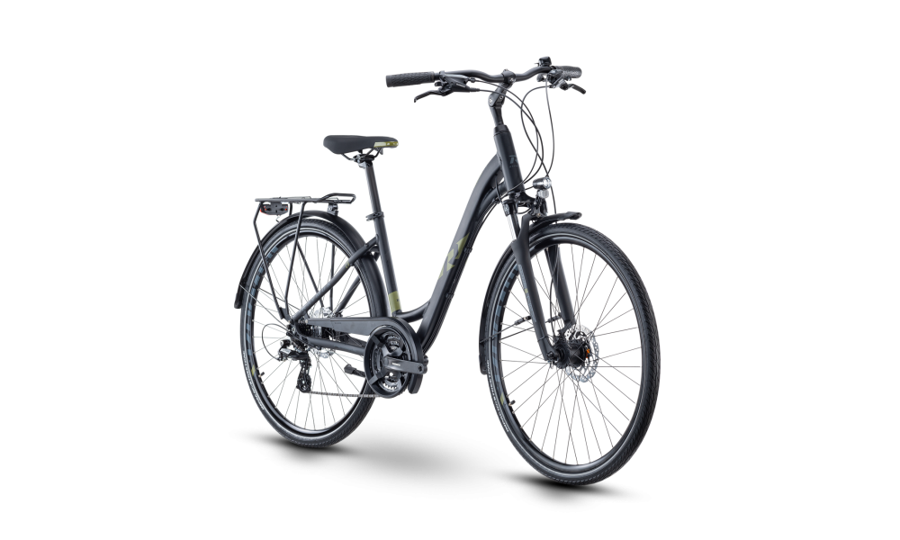 Rower trekkingowy R Raymon TourRay 2.0 Wave - czarno-zielony