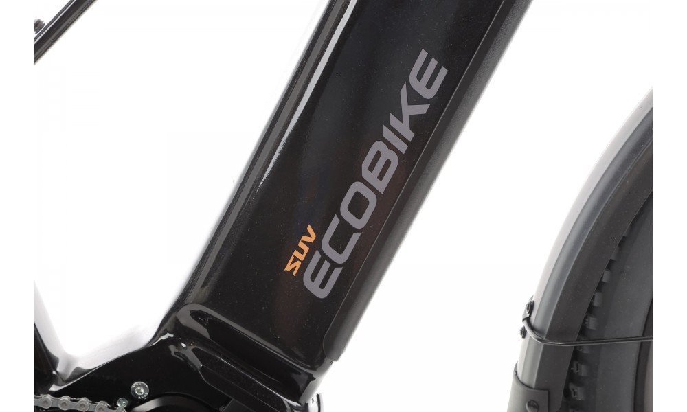 Rower trekkingowy elektryczny Ecobike Expedition Midnight Black SUV - czarny