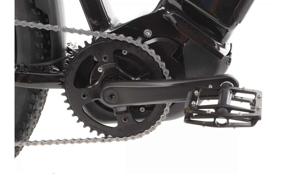 Rower trekkingowy elektryczny Ecobike Expedition Midnight Black SUV - czarny