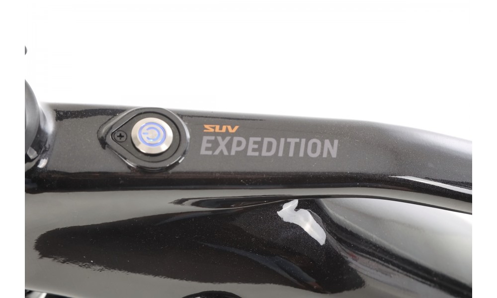 Rower trekkingowy elektryczny Ecobike Expedition Midnight Black SUV - czarny
