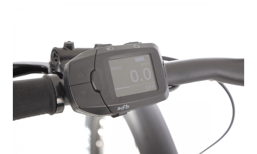 Rower trekkingowy elektryczny Ecobike Expedition Midnight Black SUV - czarny