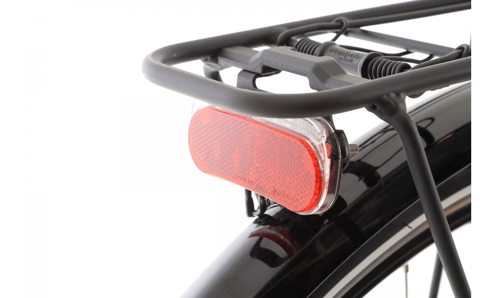 Rower elektryczny miejski ROMET WAVE 1.0 2024 - biało-czarny