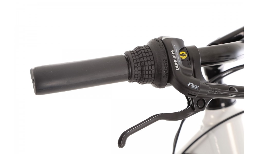 Rower elektryczny miejski ROMET WAVE 1.0 2024 - biało-czarny