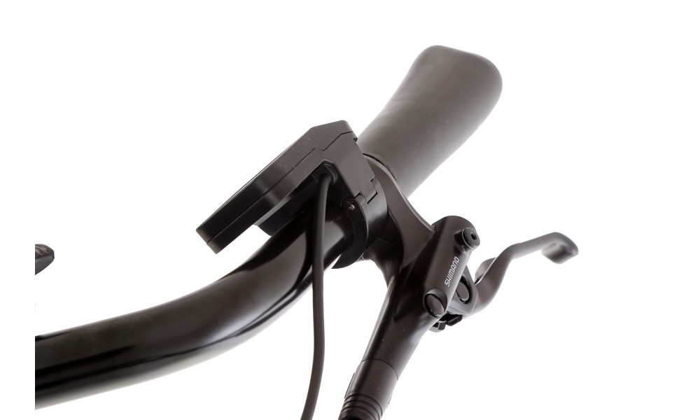 Rower elektryczny miejski ROMET WAVE 1.0 2024 - biało-czarny