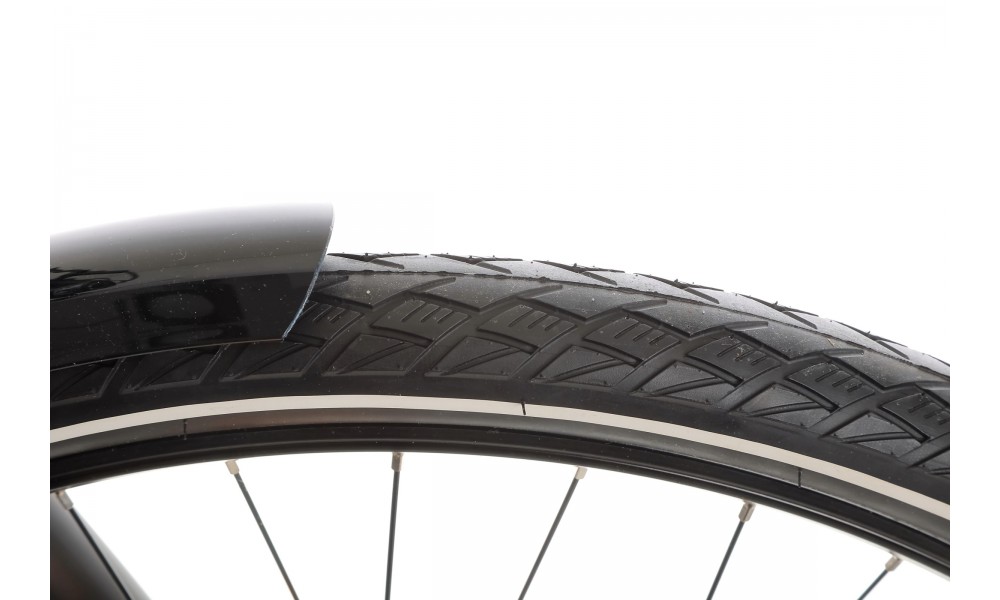 Rower elektryczny miejski ROMET WAVE 3.0 2024 - biało-czarny