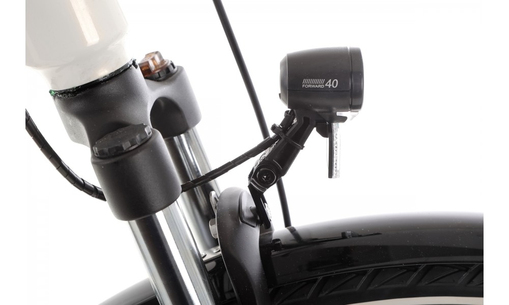 Rower elektryczny miejski ROMET WAVE 3.0 2024 - biało-czarny