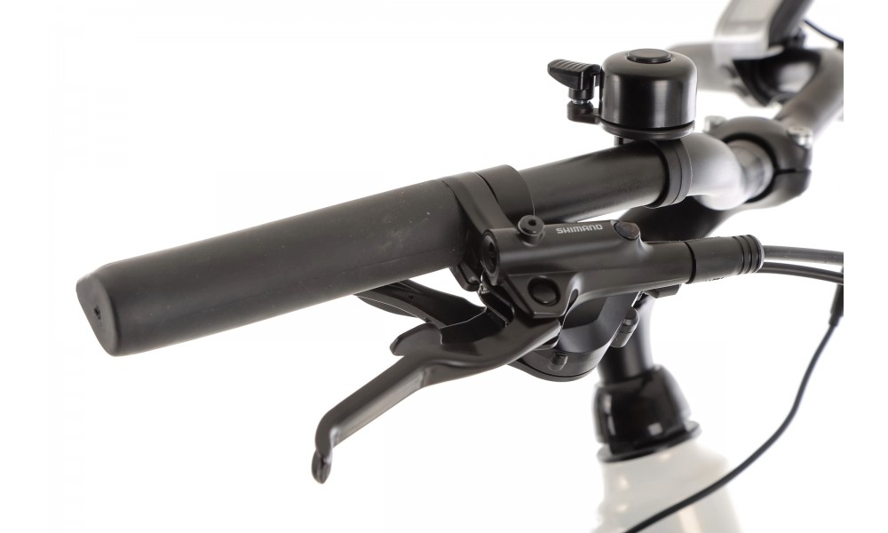 Rower elektryczny miejski ROMET WAVE 3.0 2024 - biało-czarny