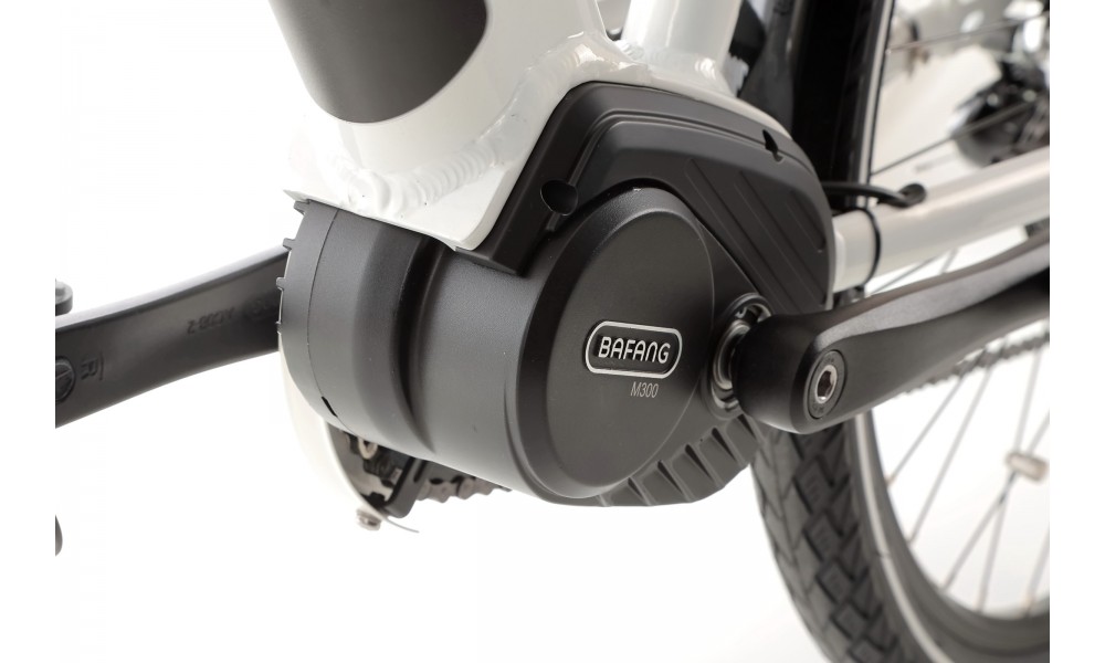 Rower elektryczny miejski ROMET WAVE 3.0 2024 - biało-czarny