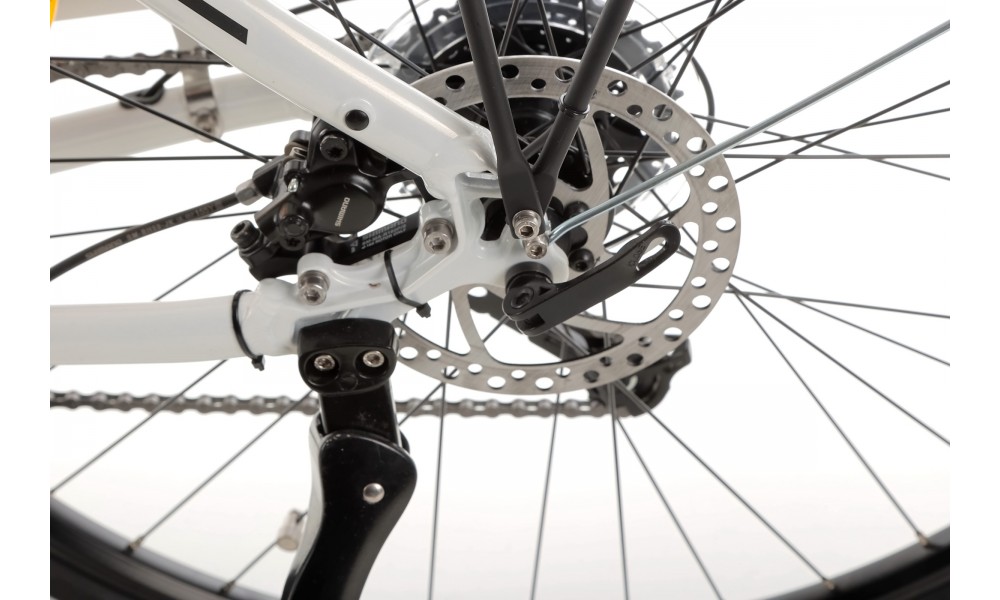 Rower elektryczny miejski ROMET WAVE 3.0 2024 - biało-czarny