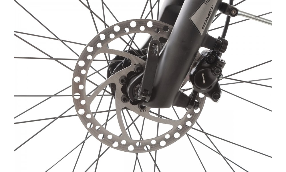 Rower elektryczny miejski ROMET WAVE 3.0 2024 - brązowy-czarny