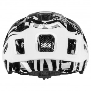Kask rowerowy Uvex React Jr. - biało-czarny 2