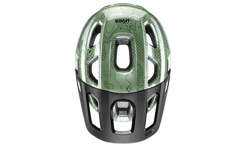 Kask rowerowy Uvex React Jr. - zielony