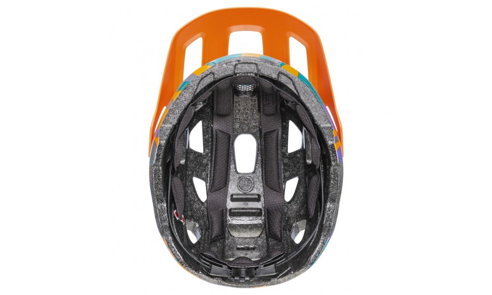 Kask rowerowy Uvex React Jr. - pomarańczowy