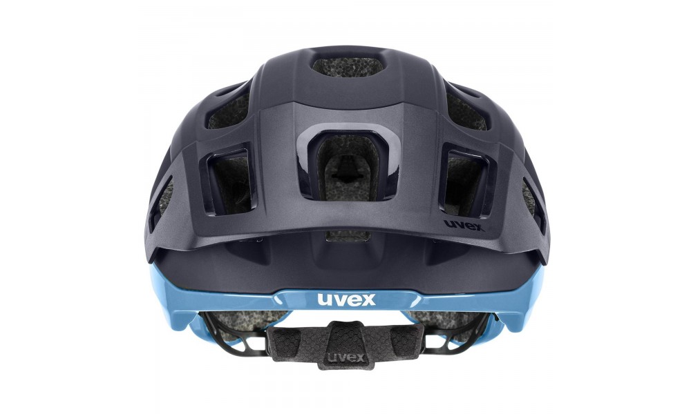 Kask rowerowy Uvex React - granatowy-niebieski