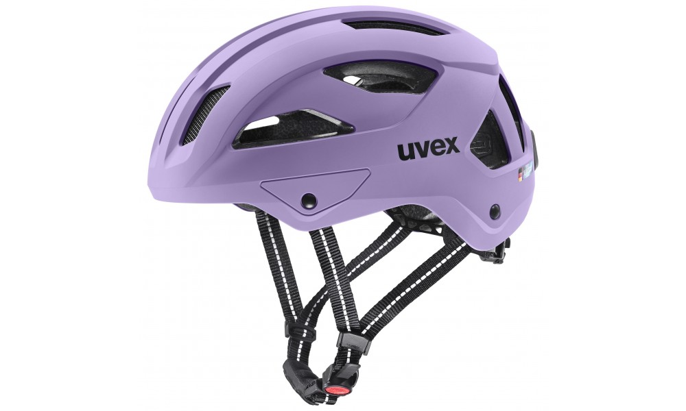 Kask rowerowy Uvex City Stride - fioletowy