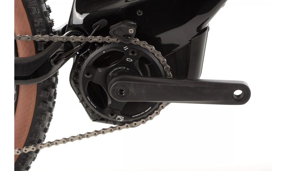 Rower górski elektryczny R-Raymon AirRay 12.0  - czarno-brązowy