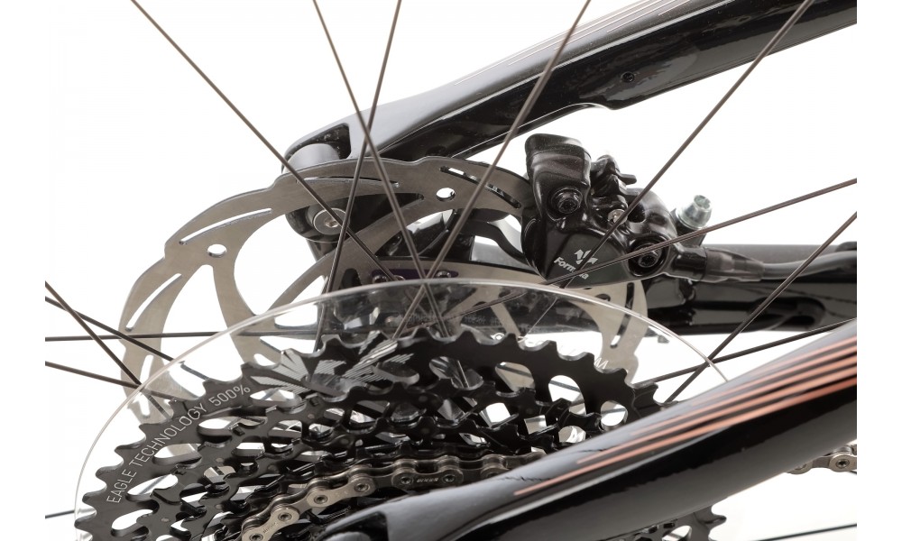 Rower górski elektryczny R-Raymon AirRay 12.0  - czarno-brązowy